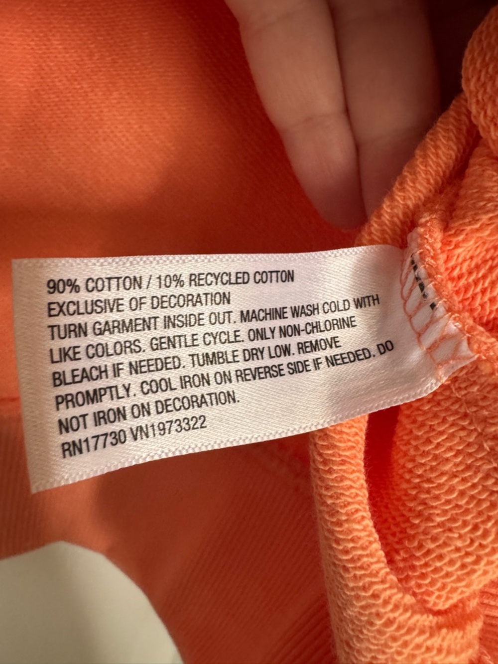 Parke x Target | Women's Mockneck Pullover Sweatshirt | Peach Orange L/XL NWT! - Picture 5 of 13